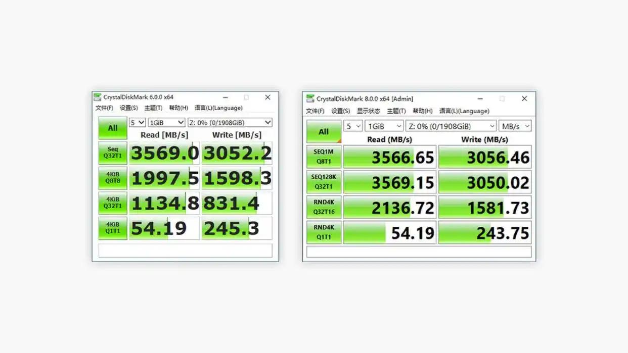 金泰克TP3500 SE 1TB固态硬盘数据传输速度实测_金泰克固态硬盘读取速度_固态硬盘传输速度测试
